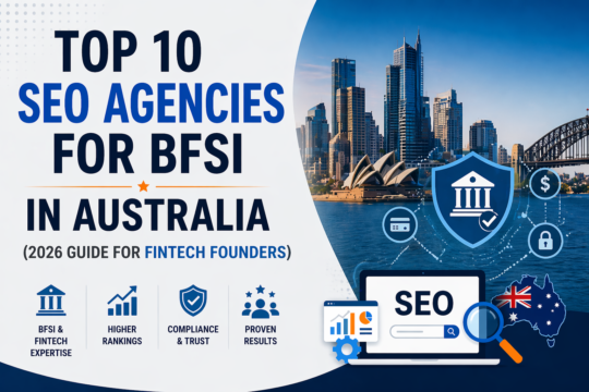 SEO Agencies for BFSI in Australia